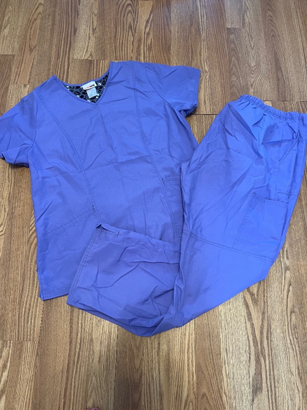 Scrubstar purple scrub set L Large